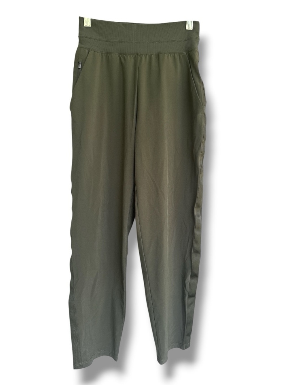 Athleta Nolita Mountain Olive Stretch High Rise Pull On Pants Size 2 - Picture 2 of 16